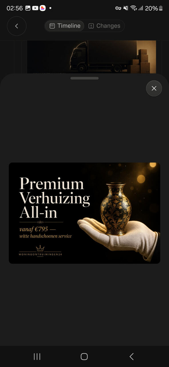 Premium verhuizing all-in service — luxe witte-handschoenen behandeling van uw kostbare bezittingen